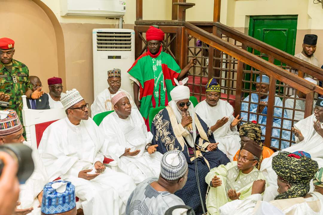 PHOTONEWS: Buhari, Tinubu, Saraki, Aregbesola Attend Ajimobi’s Son Wedding In Kano