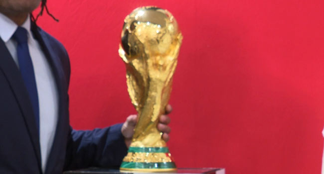 FIFA World Cup Trophy Arrives Nigeria