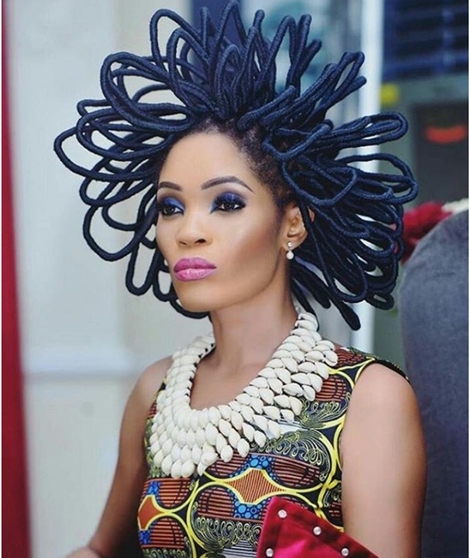 Shocking: Nigerian Model Claims Her Hairstyle Worth N40 Million