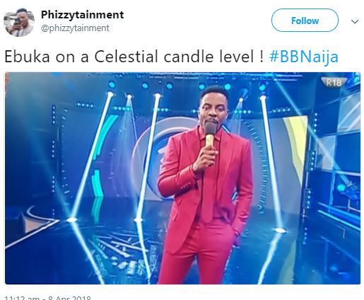 Ebuka’s Outfit Last Night Disappoints Fans