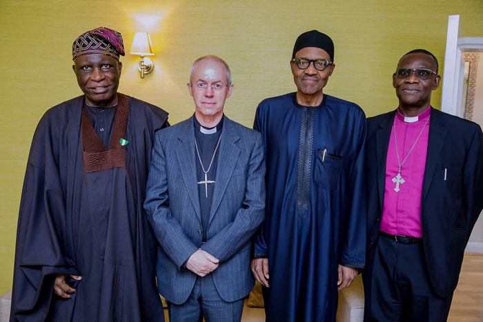 Buhari Meets Archbishop Of Canterbury