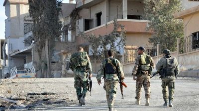Syrian Army Continues Strike On Southern Damascus