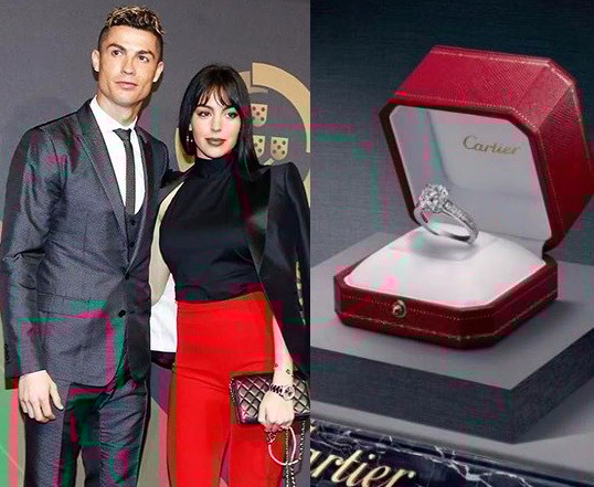 Cristiano Ronaldo Engages Girlfriend With N300m Ring