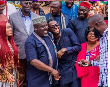 More Pictures Of Governor Rochas Okorocha And BBN Housemates In Imo