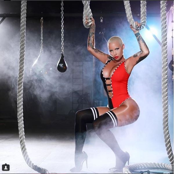 Amber Rose Releases +18 Boxing Pictures