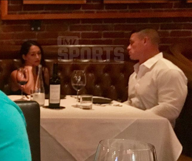 John Cena And Nikki Bella Pictured Having Dinner