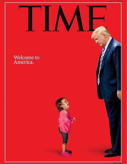 New Time Magazine Cover Shows Trump Looking Down At A Crying Immigrant Child