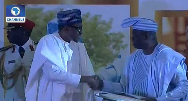 Buhari Officially Confers GCFR Title On MKO Abiola
