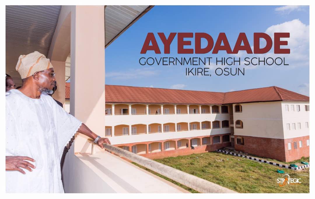 Aregbesola Set To Commission Ayedaade Government High School, Ikire
