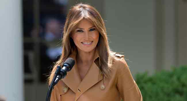 Melania Trump Reappears After A 25-Day Public Absence