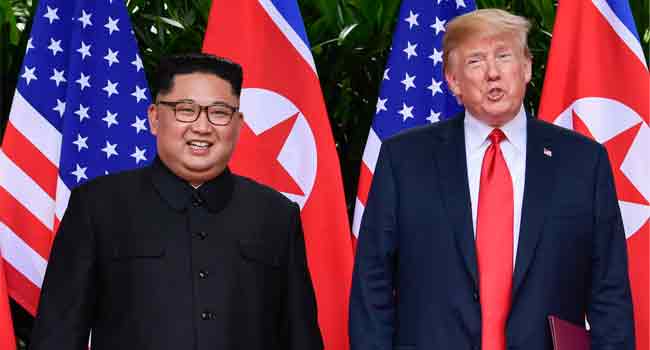 Trump And Kim Hold Historic Meeting In Singapore
