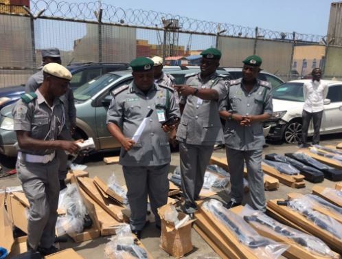 Shipment Of Guns And Ammunition Intercepted At Tin-Can Port In Lagos