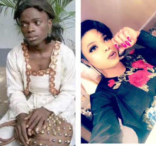 Bobrisky Proudly Flaunts Throwback Picture To Emphasis His Recent Success