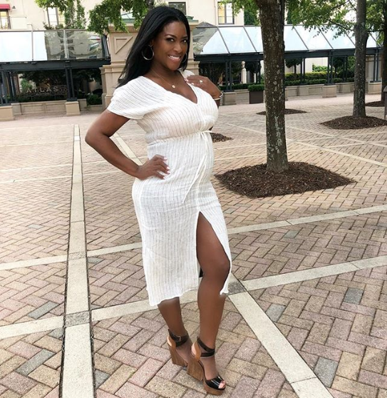 Kenya Moore Shares Picture Of Her Growing Baby Bump