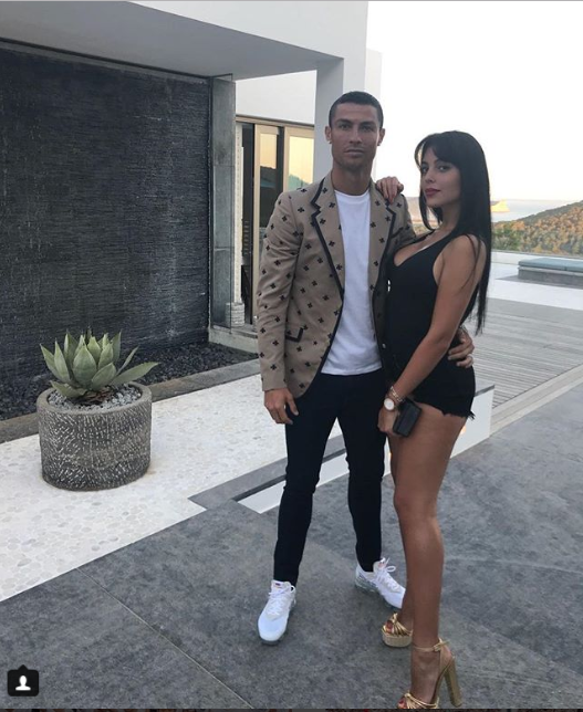 Photo Of Cristiano Ronaldo And Girlfriend Georgina Rodriguez On A Date