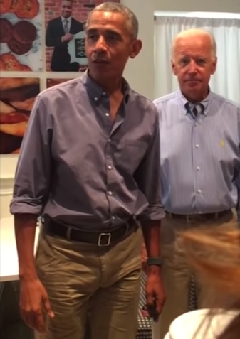 Pictures Of Barack Obama And Joe Biden At A Washington DC Bakery