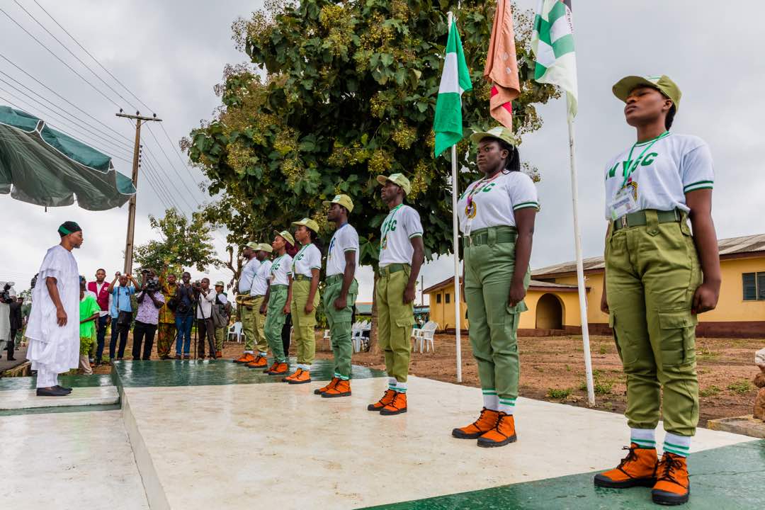 PHOTONEWS: Aregbesola Attends NYSC Swearing-In Ceremony