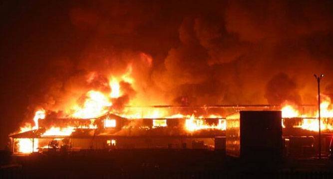 Fire Oubreak: 77 Shops Destroyed In Kano Market