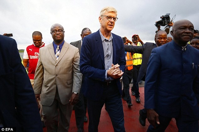 Arsene Wenger Arrives Liberia To Receive Special Award