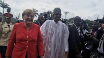 Buhari, German Chancellor Meet Inside Aso Rock
