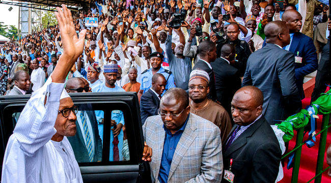 Defections: God Will Fish Out Bad Eggs Among Us, Buhari Tells Supporters