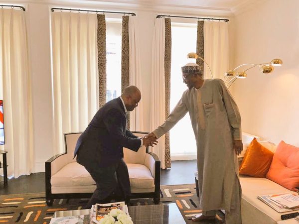 Akpabio Meets with Buhari 4 Days before Defection to APC