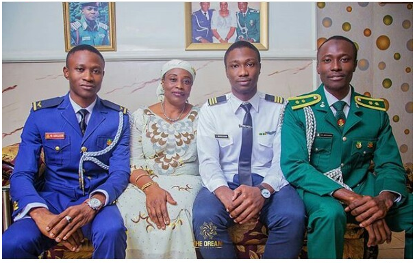 PHOTO OF THE DAY: Picture Of Mother And Her Three Uniformed Sons Goes Viral