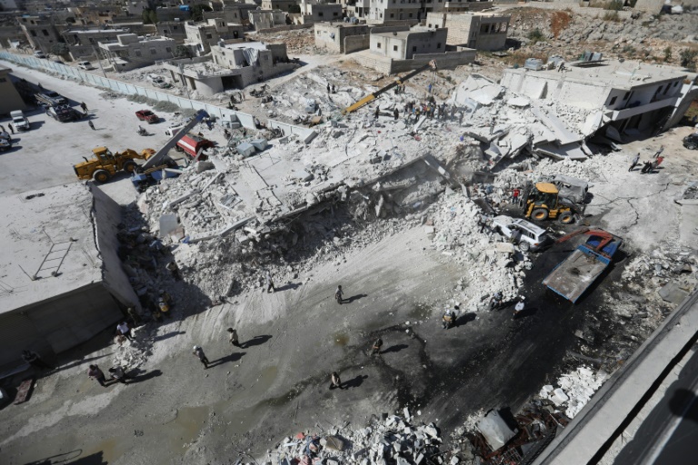Explosion kills at least 39 Civilians in Syria as  buildings collapse