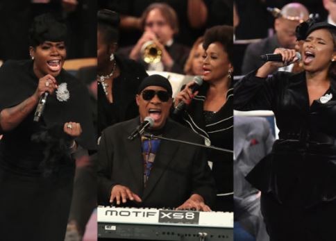 Jennifer Hudson, Stevie Wonder, Ariana Grande, Others Perform At Aretha Franklin’s Funeral