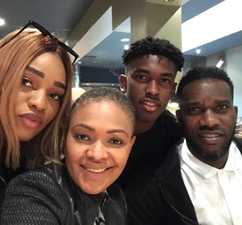 PHOTOS: JayJay Okocha, His Wife And Their Children