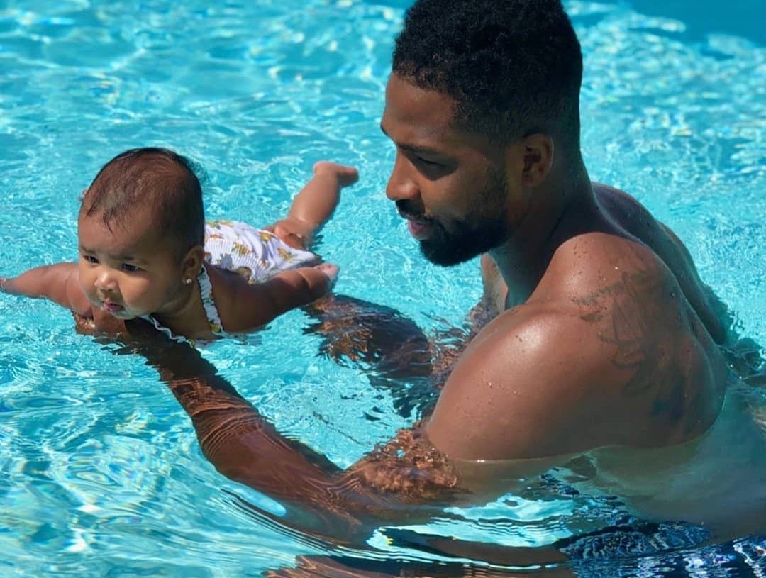 Khloe Kardashian and Tristan Thompson’s  Daughter True Attends First Swimming Lesson