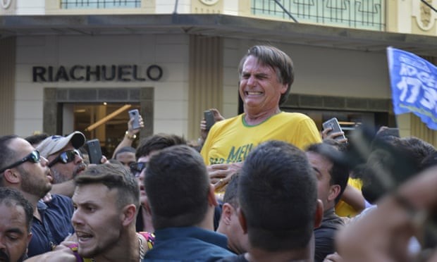 Brazil Presidential Frontrunner Jair Bolsonaro Stabbed At His Campaign Rally