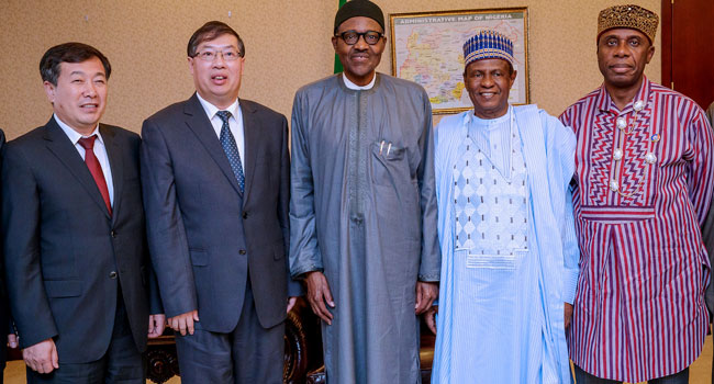 PHOTONEWS: Buhari Meets China Railway Construction Corporation Officials