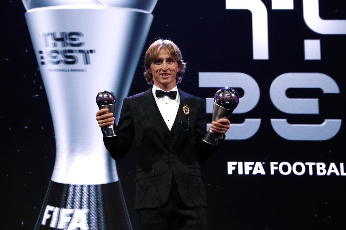Modric Wins 2018 FIFA Best Player Award
