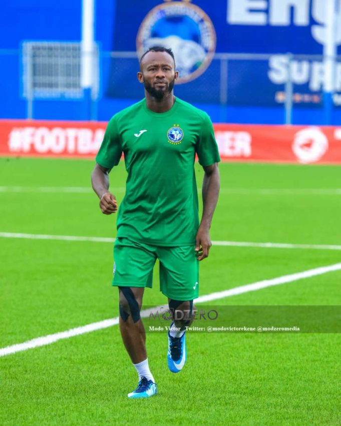 CAF Confed Cup: Enyimba Skipper, Mfon Udoh Hopeful Of Title