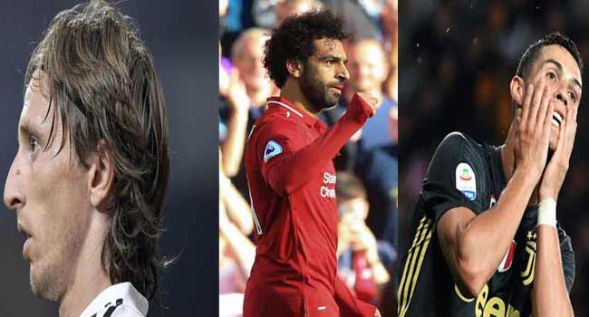 Ronaldo, Salah And Modric Nominated For FIFA Best Player Award