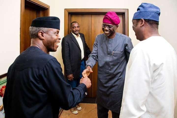 Lagos APC Primary; Sanwo-Olu, Hamzat Meet Osinbajo