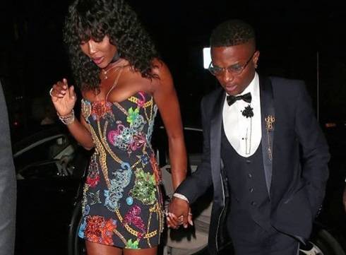 Naomi Campbell And Wizkid Attend GQ Awards Together