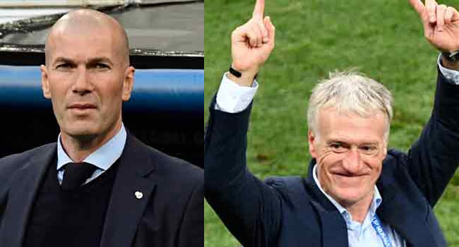 Zidane, Deschamps Nominated For FIFA Best Coach Award