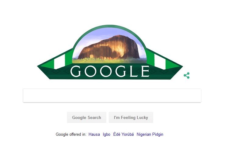Google Changes Doodle To Honor Nigeria’s Independence Day
