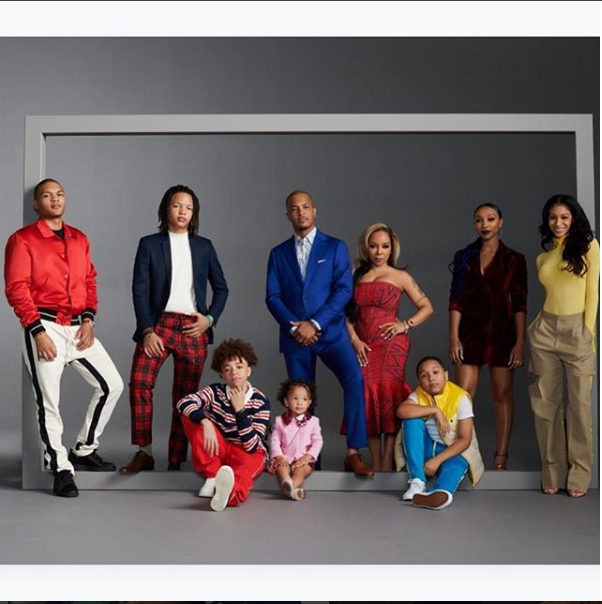 T.I, Wife And Their Seven Children Break The Internet With Pictures