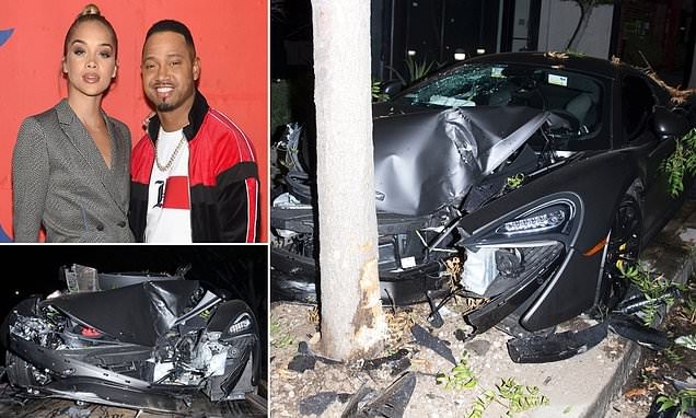 Actor Terrence J And Girlfriend ‘Smash $200k McLaren Sports Car