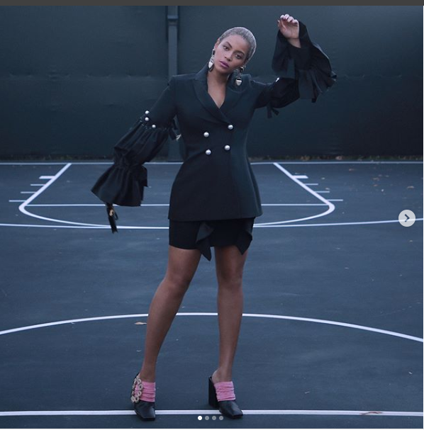 Beyonce Set To Make Statement As She Releases Pictures On Tennis Court