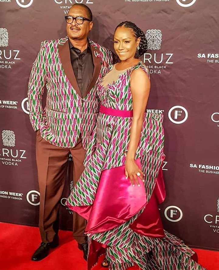 PHOTOS: Beyonce’s Father, Matthew Knowles Represents Africa On Red Carpet With Wife