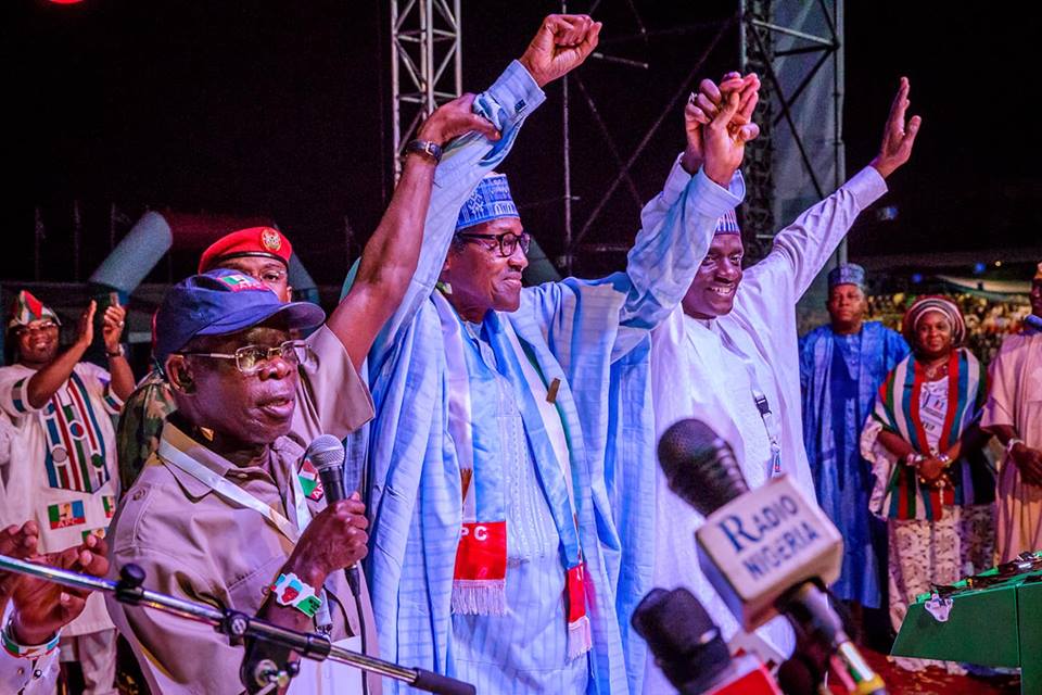 #NigeriaDecides: Obasanjo Loses Polling Unit To Buhari, Other APC Candidates