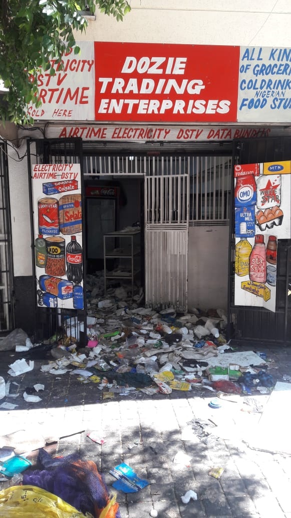9 Stores Belonging To Nigerians Destroyed In South Africa