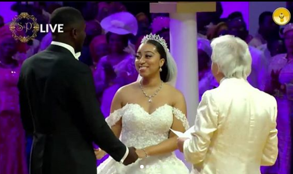 Sharon Oyakhilome ties knot with Ghanaian Phillip Frimpong