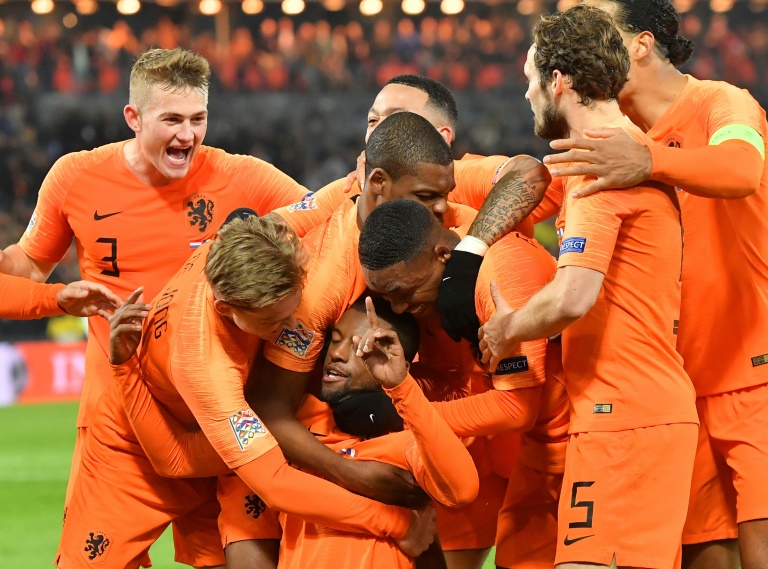 France concedes goals to Netherlands