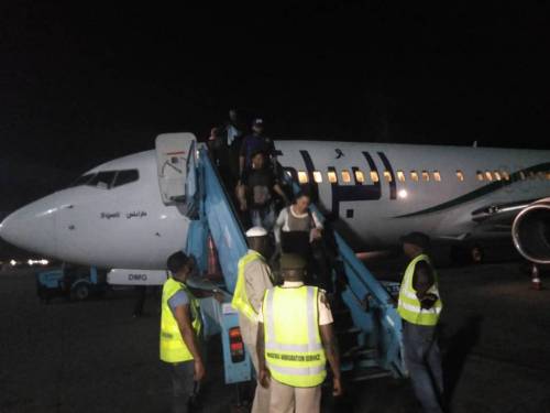 103 Nigerians Stranded In Libya Return To Lagos With 13 Infants