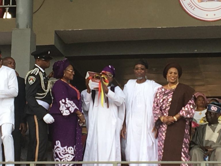 Oyetola Sworn-In As New Osun Governor, Promises To Build On Aregbesola’s Legacies
